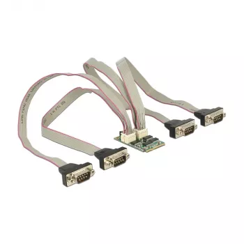 DeLOCK 95244 Mini PCIe jadaliidese adapter - 4 x RS-232