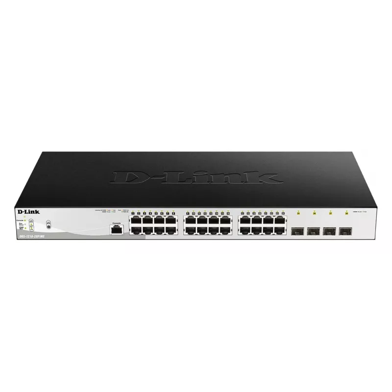 D-Link DGS-1210-28P/ME/E võrgulüliti Hallatav L2/L3 Gigabit Ethernet (10/100/1000) Power over Ethernet (PoE) 1U