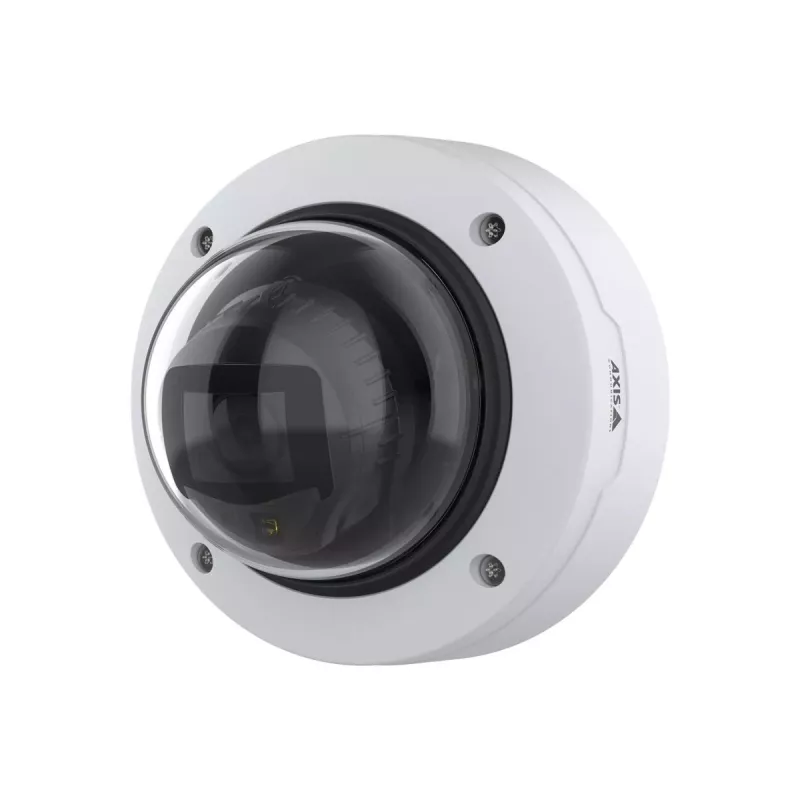 IP kuplkaitsekamera AXIS P3277‑LV — 2592×1944 CMOS, 104° horisontaalne vaateväli, 30 kaadrit sekundis, lae/seina kinnitus, sise- ja välistingimustesse