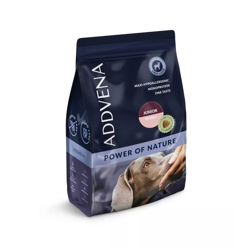 ADDVENA Power of Nature Junior Small Lamb - kuiv koeratoit - 10kg