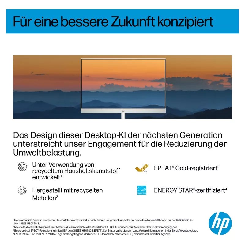 HP All-in-One PC (Complete Solution) 27-ct2073ng AMD Ryzen AI 7-350 512GBSSD 16GB Valge (27-ct2073ng)