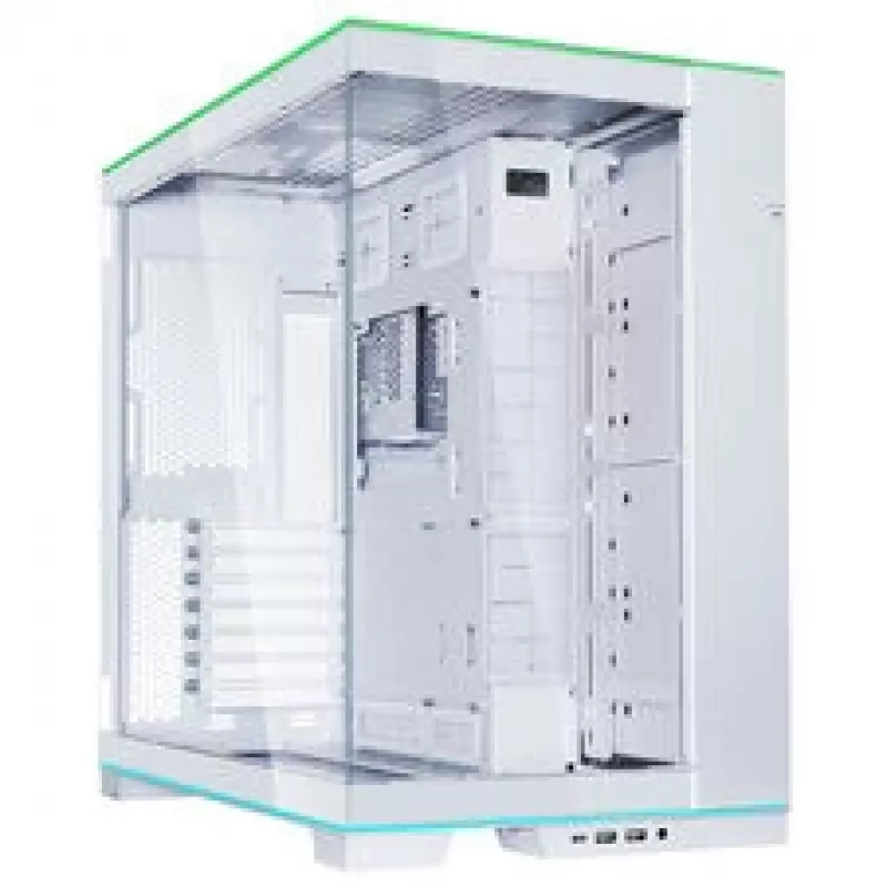 Lian Li O11 Dynamic EVO RGB PC-Enclosure Bundle HydroShift II LCD-S 360TL AiO + 3x UNI FAN SL-INF 120 Reverse Blade Fan - Valge