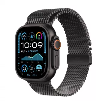 Apple Watch Ultra 2 GPS + Cellular 49mm musta titaanist korpusega musta titaanist Milani aasaga - M