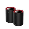 Cudy M3000 2-Pack Kahesageduslik (2,4 GHz / 5 GHz) Wi-Fi 6 (802.11ax) Must, Punane 1 Sisemine