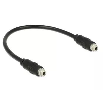 Helikaabel 3,5 mm DeLOCK 85115 0,25 m must