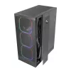 PC korpus TACENS MARS MC‑NEBULA Midi Tower karastatud klaasiga, neli 120mm aRGB ventilaatorit, toetab ATX, GPU kuni 30,2 cm