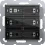 Gira touch sensor 4 Comfort 3-gang KNX, model 504300