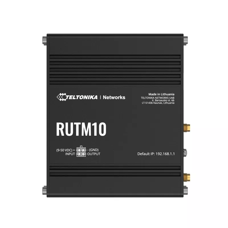 Teltonika RUTM10 traadita ruuter Gigabit Ethernet kaheriba (2,4 GHz / 5 GHz) Must