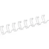 Fellowes - Köitespiraal - 6 mm - 297 mm - 34 rõngast - A4 (210 x 297 mm) - 35 lehte - Valge - 100 tk. (53215)