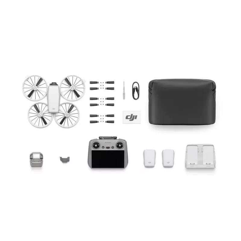 Kvadrokopter DJI Flip Fly More Combo RC 2 — 4 rootorit, 48 MP kaamera, 3840×2160, max kiirus 16 m/s, ulatus 14000 m