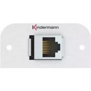 Kindermann Konnect 54 alu - Modulaarne Faceplate-Snap-In - RJ-45 (7441000527)