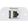 Kindermann Konnect 54 alu - Modulaarne Faceplate-Snap-In - RJ-45 (7441000527)