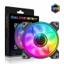 Gamemax | Korpusventilaator | DUAL RING INFINITY | Must