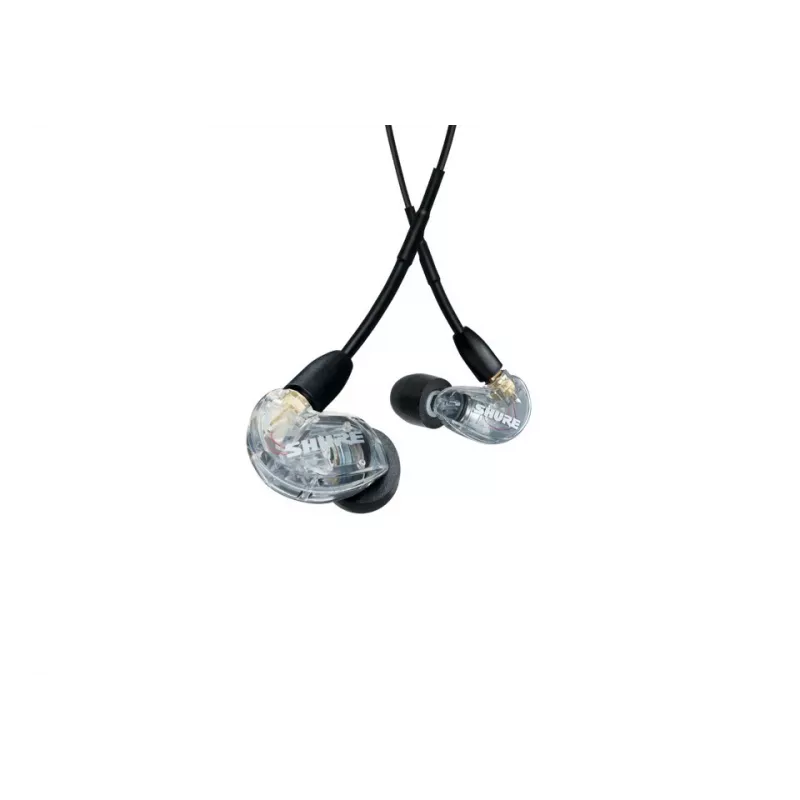 Shure AONIC 215 - kõrvasisesed kõrvaklapid ühe muunduri ja 3,5 mm kaabliga (läbipaistev)