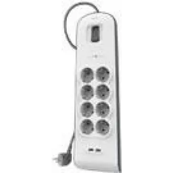 Pikendusjuhe Belkin 900J BSV804VF2M-V2 — 8 Schuko pistikupesa, 2 USB-A porti