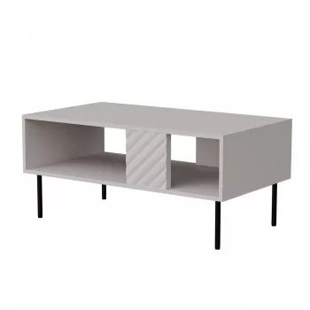 Kohvilaud Cama LUCCA pink/laud 100x55x46 kašmiir, ristkülikukujuline hall pealispind