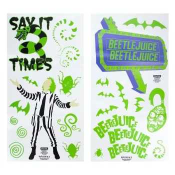 Seinakleepsud Paladone Beetlejuice kujundus PP13439BJ – Dekoratiivne seinakleepsukomplekt