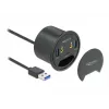 Lauasisene USB-jaotur DeLOCK 3 pordiga 62794