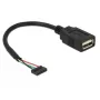 USB-kaabel DeLOCK 84831 USB 2.0 0.15 m must