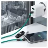 USB-kaabel RealPower MagneticCharge2 1m roheline kiirlaadimine andmeedastus