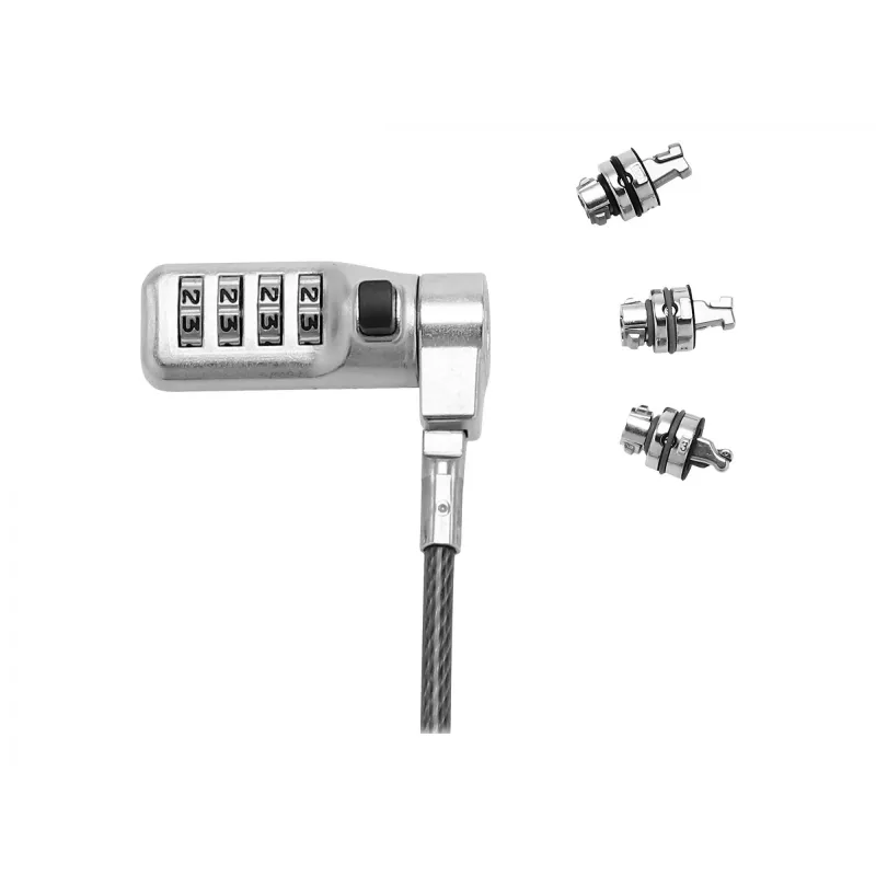 Kaablilukk DICOTA D31717 Must 2 m