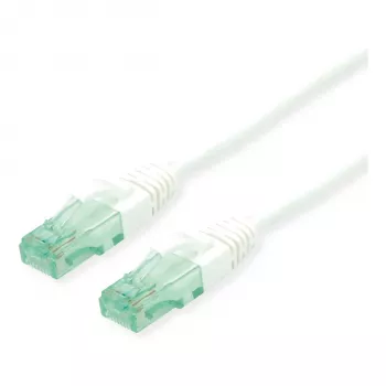 ROLINE RM patch-kaabel Cat.6A UTP, valge, 2 m
