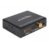 HDMI stereo / 5.1 kanali heli eraldaja 4K, adapter must