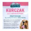Koeramaiused PETITTO kanafilee pulga otsas 500 g — linnuliha dieetsnäkk, 500 g plastpakend