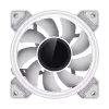 Gamemax | Korpusventilaator | DUAL RING INFINITY | Valge