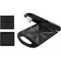 Cecotec võileivagrill | Rock'nToast Family 3in1 | 1500 W | 3 plaati | Must
