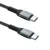 Qoltec kaabel USB 2.0 Type C USB 2.0 Type C 100W QC 3.0 PD 1m must