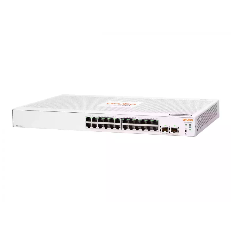 HPE Aruba Networking Aruba Instant On 1830 24G 2SFP Hallatav L2 Gigabit Ethernet (10/100/1000) 1U