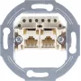 Seinasisene ühenduspistikupesa ShiverPeaks S/CONN maximum connectivity 2x 8/8 paralleelselt ilma katteta süvistatavaks paigalduseks (74231-1)