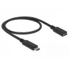 USB-kaabel DeLOCK 85532 USB 3.2 Gen 1 0,5 m USB C must