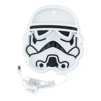 Seinale paigaldatav LED-neoonvalgusti Paladone Stormtrooper mudel PP14595SWVN, dekoratiivne Star Warsi valgustus