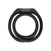Turvakaabel Xiaomi BHR6751GL tõukerattale, pikkus 1,2 m, läbimõõt 1,2 cm, koodlukk, must