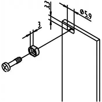 SCHROF MESSINGHÜLSS M2,5 NIKELDATUD (10TK/KOMPLEKT) - Rack-Accessories (21100659)