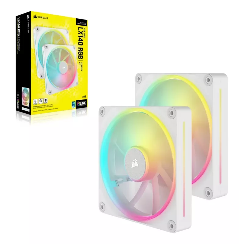 Ventilaator Corsair CO-9051032-WW 14 cm 2 tk 2000 RPM Valge