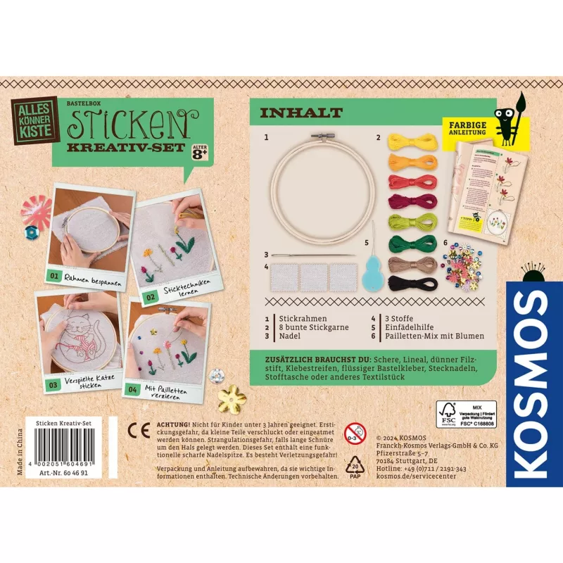 Kosmos Sticken Kreativ-Set, meisterdamine