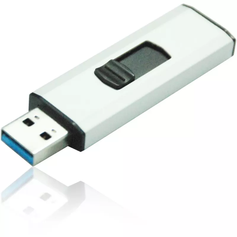 MediaRange - USB-mälupulk - 256 GB - USB3.0 - must, hõbedane (MR919)
