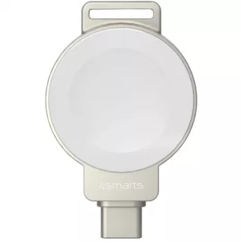 Juhtmevaba laadija 4smarts 541476 Apple Watchile — hõbedane
