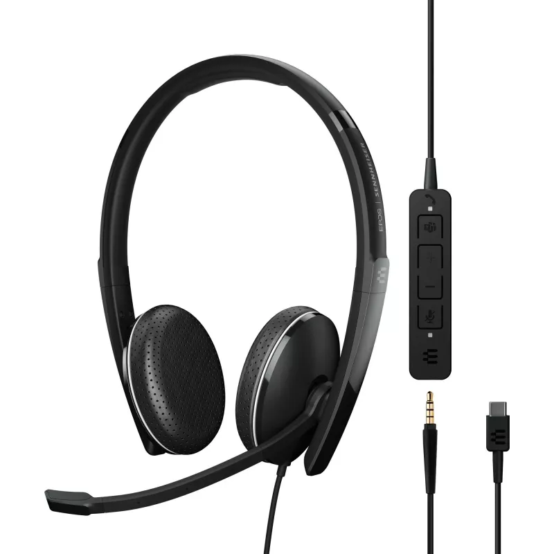 EPOS ADAPT 165T USB-C II Peakomplekt Must