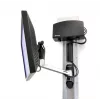 Ergotron LX HD seinal kinnitatav pöördvars - Paigalduskomplekt (pöördvars, nupp) telerile (kallutus- ja pöördefunktsiooniga) - Alumiinium - Ekraani suurus: kuni 106,7 cm (kuni 106,70cm (42)) - paigaldusriistvara