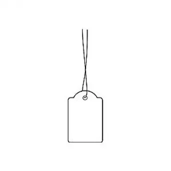 Nööriga märgistussildid HERMA 6925 25x38 mm valge nööriga