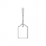 Nööriga märgistussildid HERMA 6925 25x38 mm valge nööriga