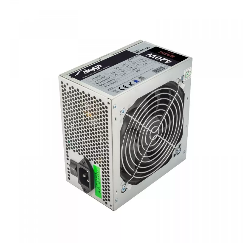 Akyga AK-B1-420 toiteplokk 420 W 20+4 pin ATX ATX Hall