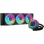 All-in-one vedelikjahuti DeepCool LE360 V2, 3x 120 mm ventilaatoriga, hüdrodünaamiline laager, must, toetab LGA1150/1151/1155/1200/1700/AM4/AM5