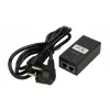 Extralink POE toiteplokk POE-48-24W, 48V, 0.5A, 24W, kaabel kaasas