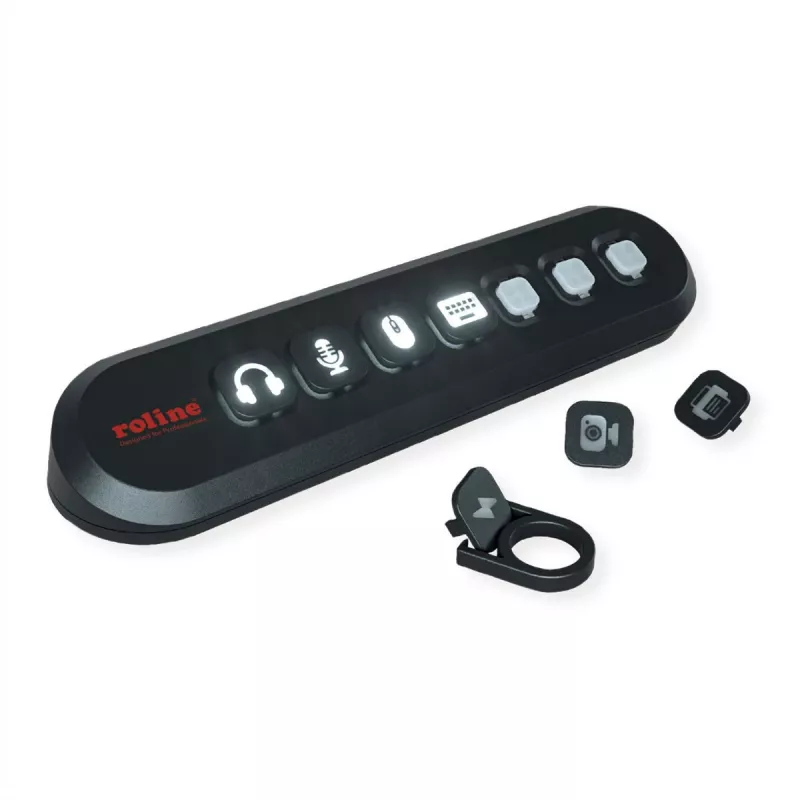 ROLINE USB 3.2 Gen 1 jaotur, 7-port, vahetatavad nupud, Type-A ühenduskaabel