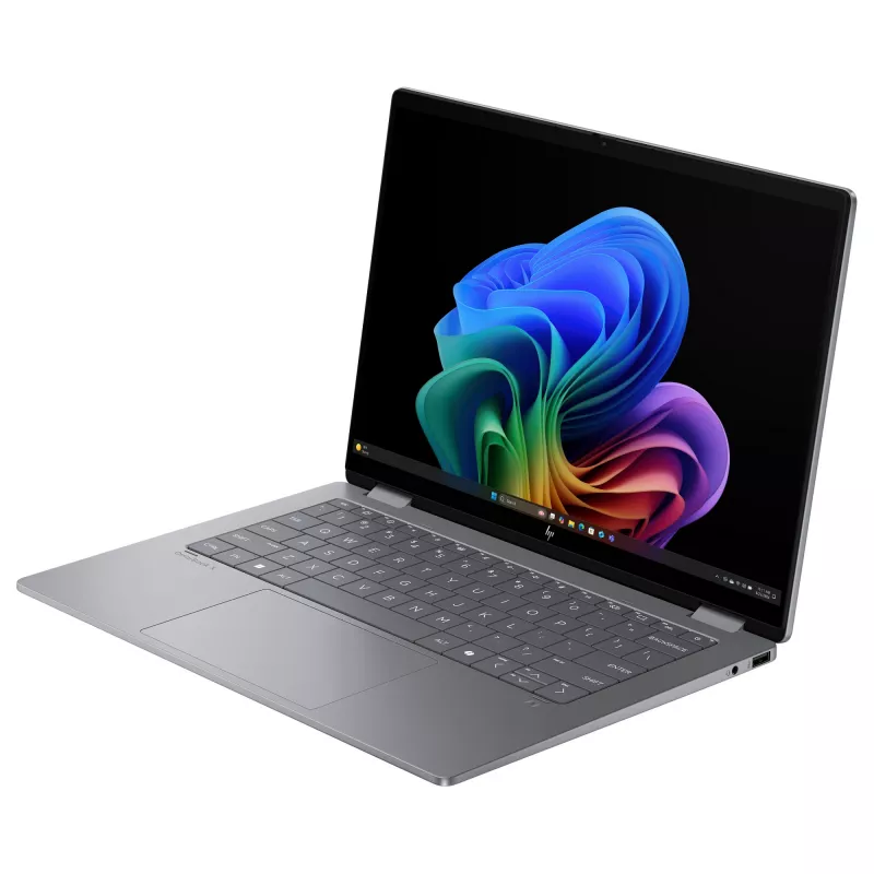 HP OmniBook X Flip Next Gen AI sülearvuti 14-fm0056ng - Pööratav disain - Intel Core Ultra 5 226V / 2,1 GHz - Win 11 Home - Arc Graphics 130V - 16 GB RAM - 512 GB SSD NVMe - 35,6 cm (14)